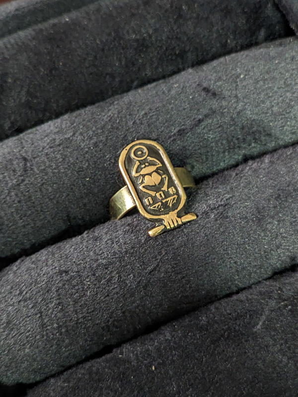 Scarab Beetle ring Image 2 Preview