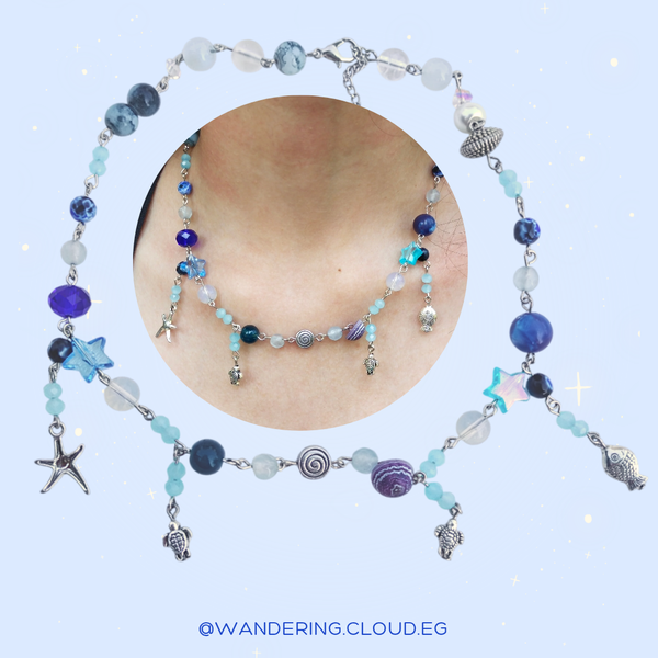 Beach charm necklace Image 7 Preview