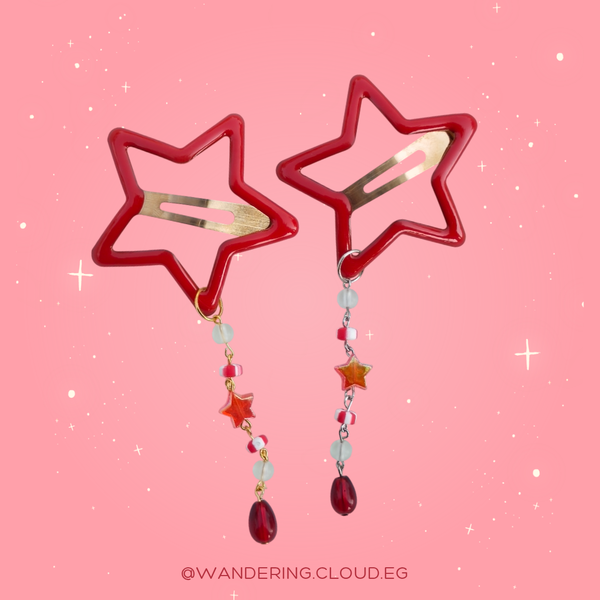 Red star clips Image 5 Preview