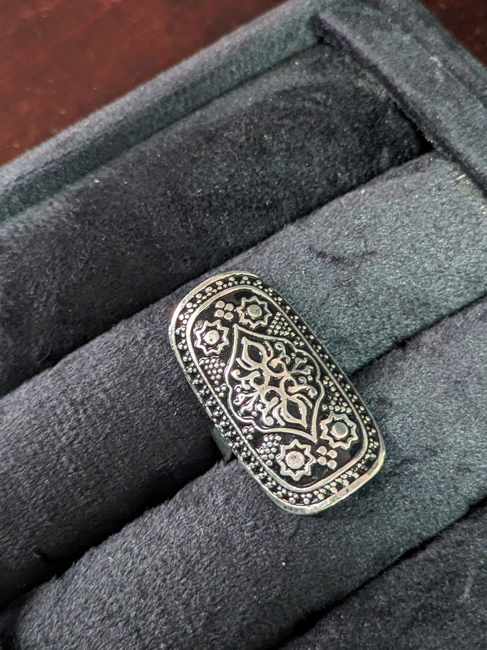 Silver Engraved Flowers  Preview Image