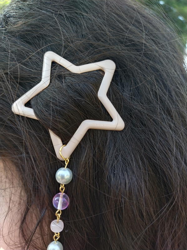 Pink star clips  Image 2 Preview