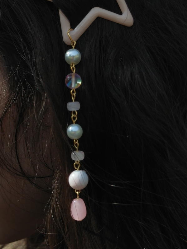 Pink star clips  Image 5 Preview