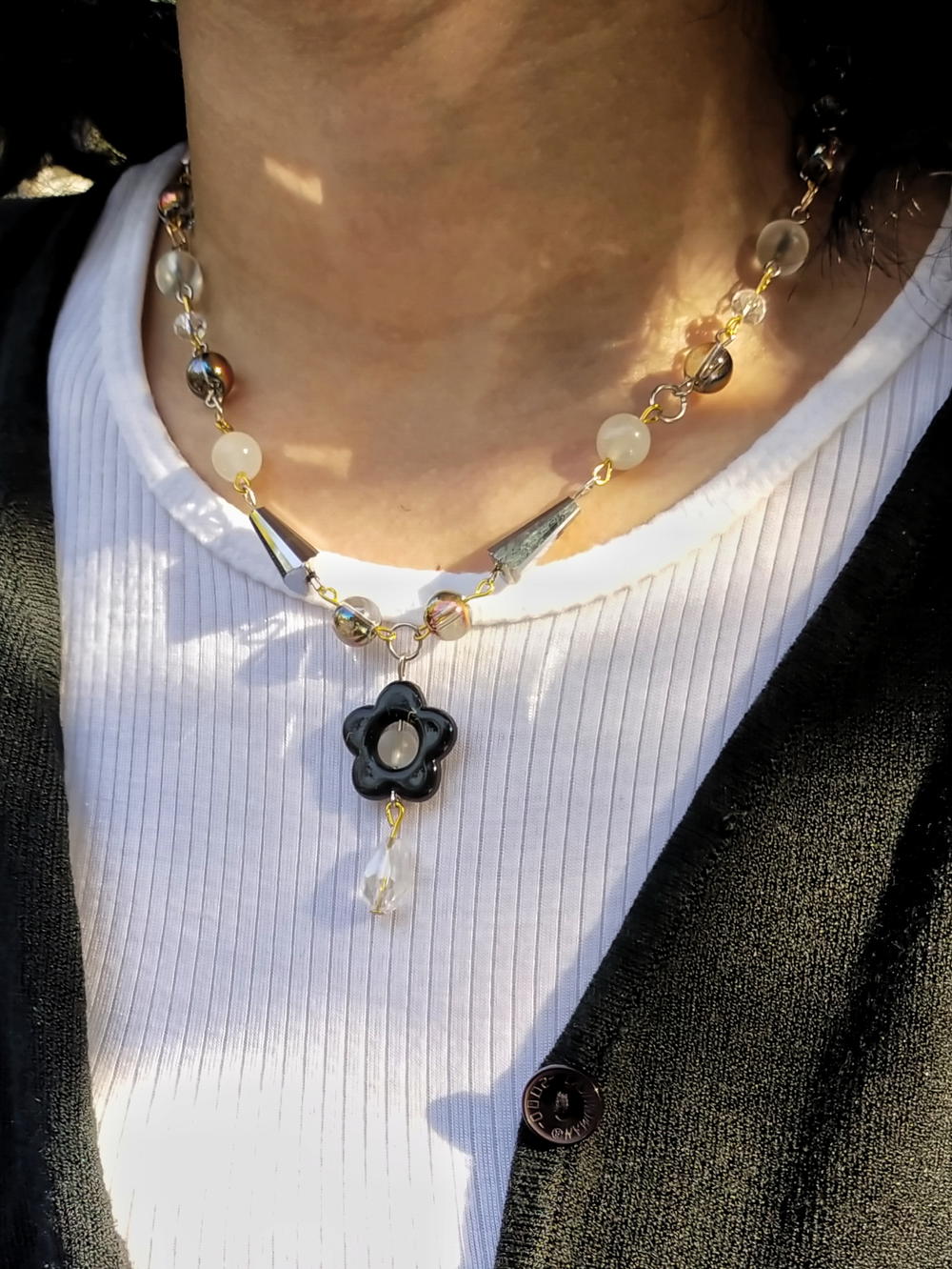 Mixed metal necklace  Preview Image