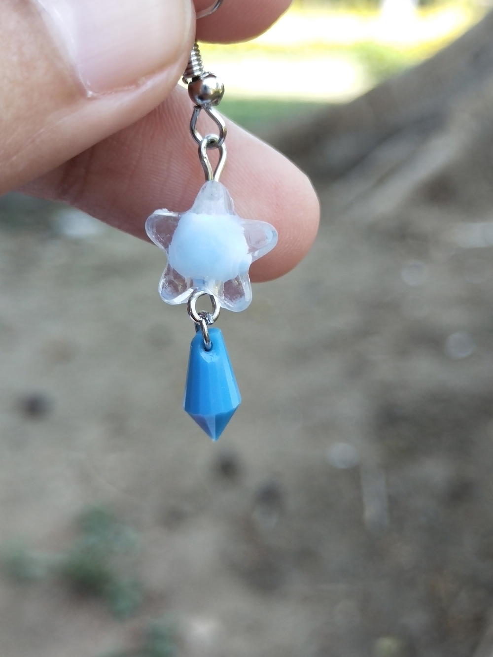 Blue star earrings 2 Preview Image