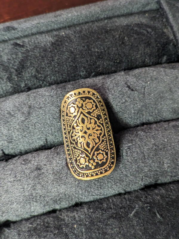 Gold Engraved Flowers  Image 4 Preview