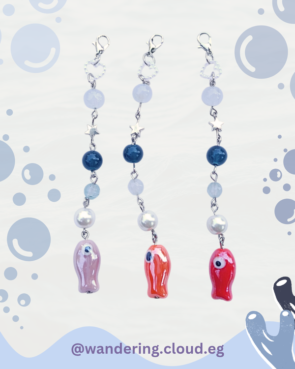 Colourful fish charms Image 2 Preview