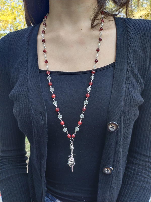 red necklace 1 Image 2 Preview