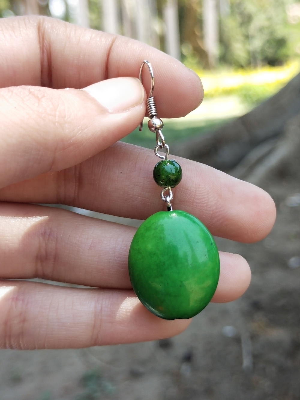 Green earrings  Preview Image