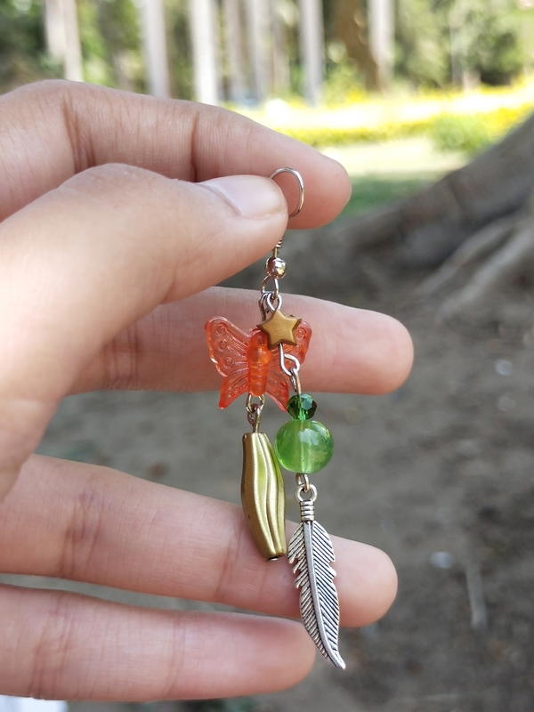 Green earrings 4 Image 4 Preview