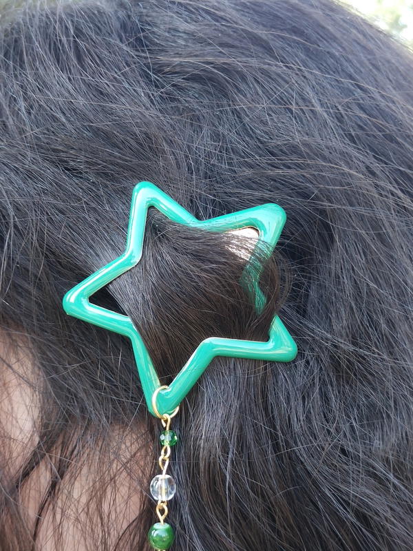 Green star clips Image 2 Preview
