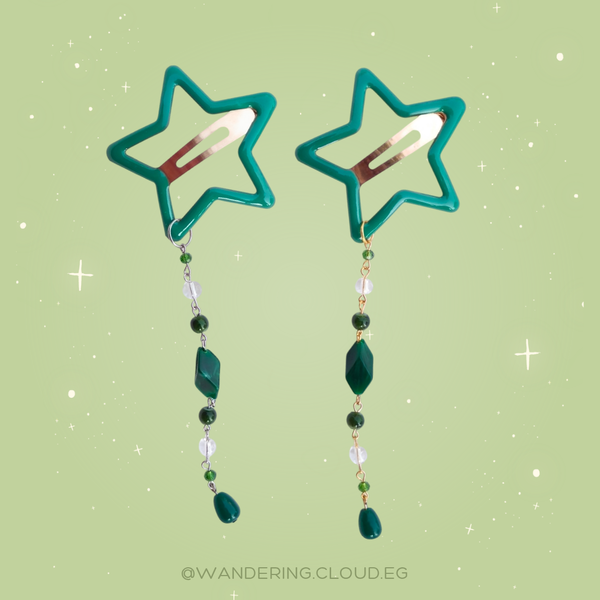 Green star clips Image 6 Preview