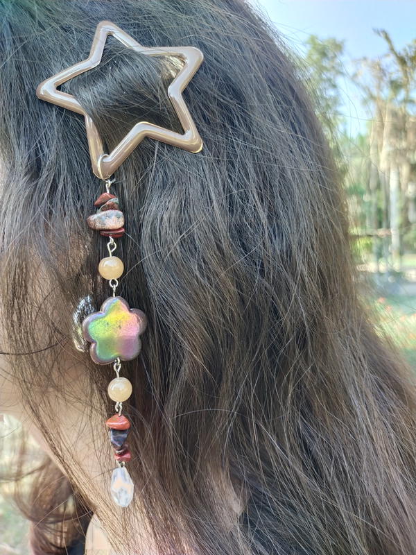Brown star clips  Image 2 Preview