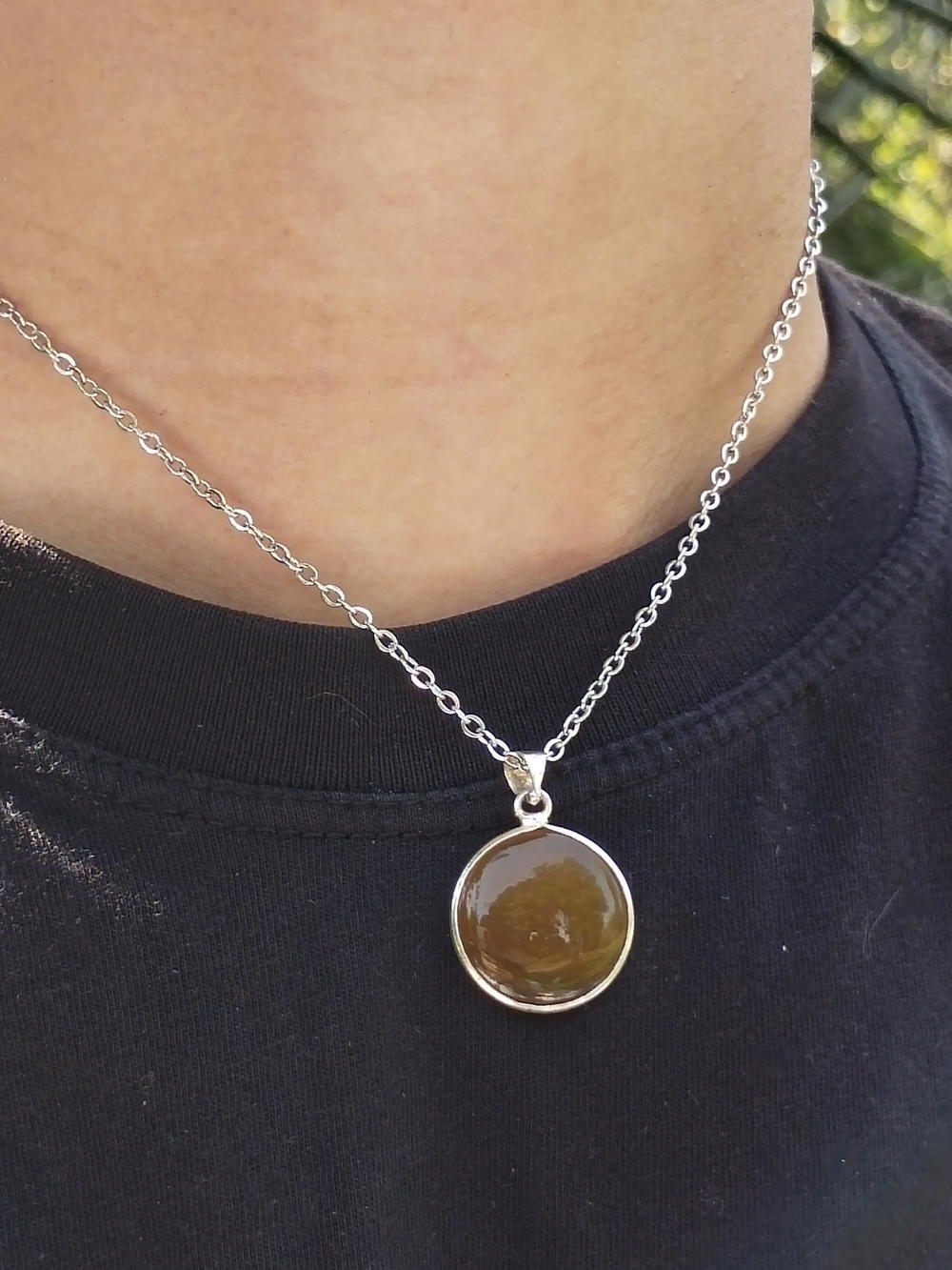 Brown circle faux agate Preview Image