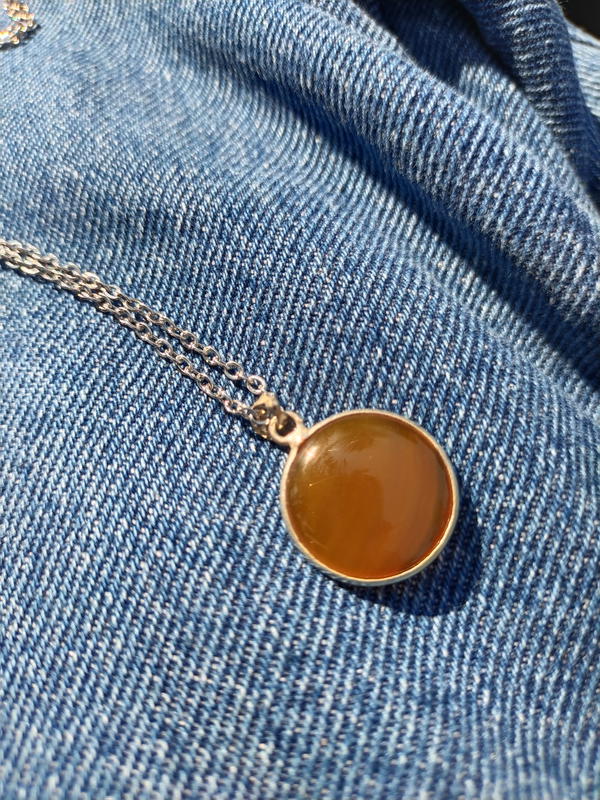 Brown circle faux agate Image 3 Preview