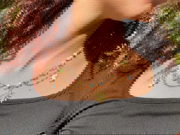 Sun necklace Image 6 Preview