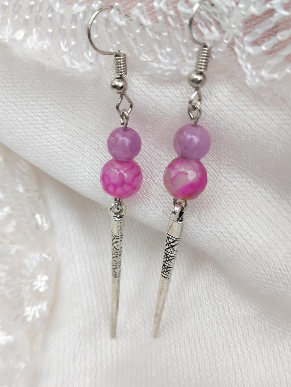 Purple earrings 3 Preview Image