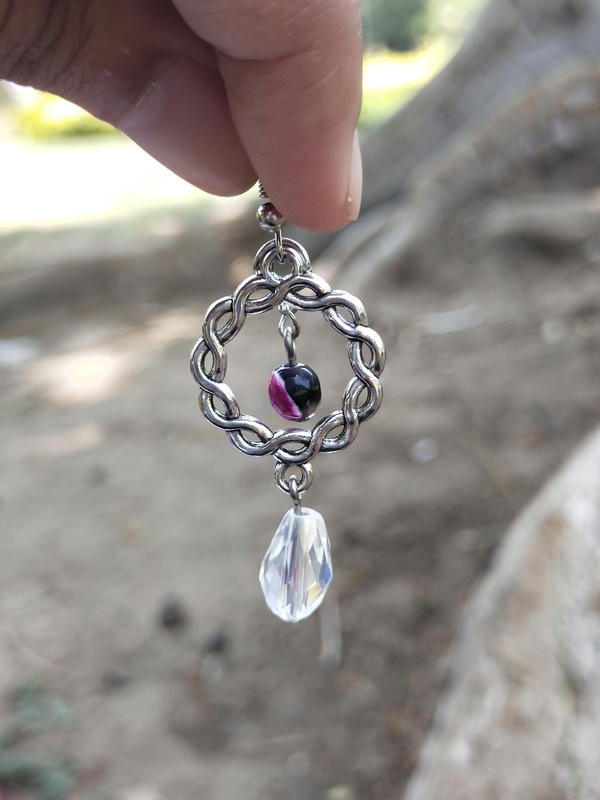 Purple earrings 4 Image 2 Preview