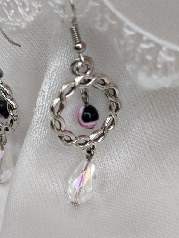 Purple earrings 4 Image 5 Preview