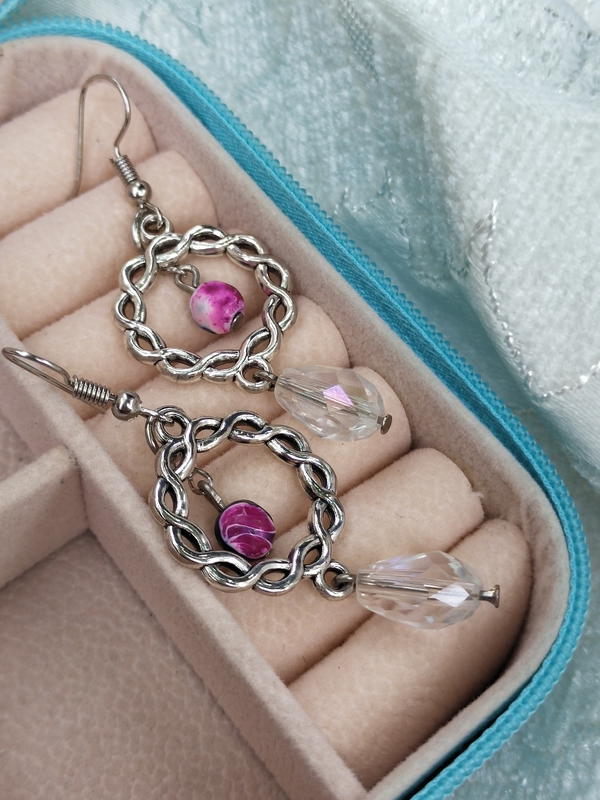 Purple earrings 4 Image 7 Preview