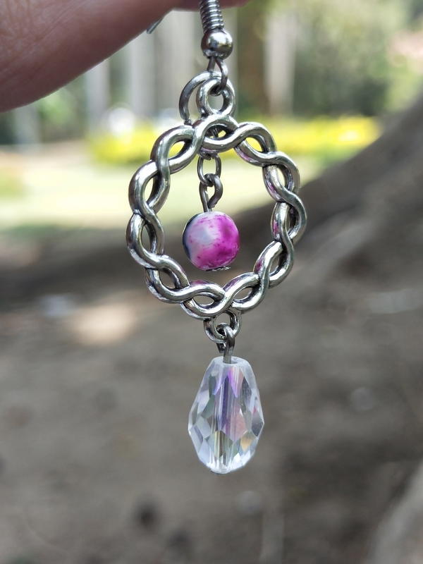 Purple earrings 4 Image 9 Preview