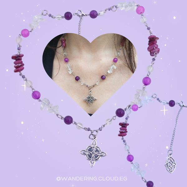Purple necklace 2 Image 5 Preview