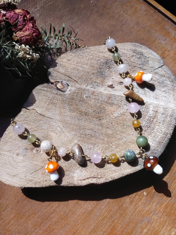 Mushroom necklace  Image 7 Preview