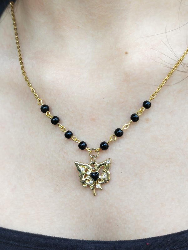 Butterfly necklace Image 2 Preview