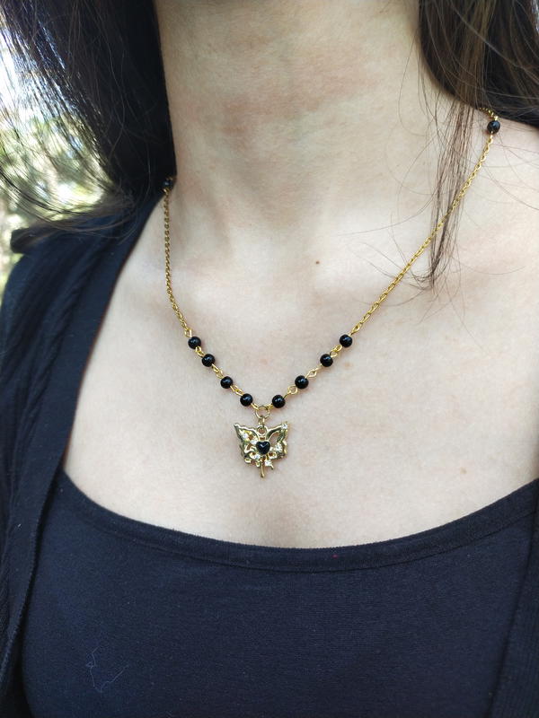 Butterfly necklace Image 5 Preview