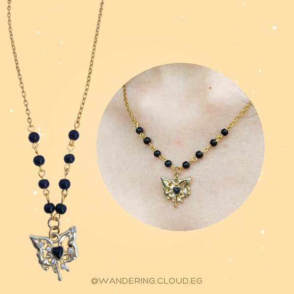 Butterfly necklace Image 6 Preview