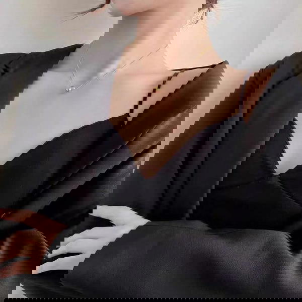 Golden pearl Necklace  Image 2 Preview