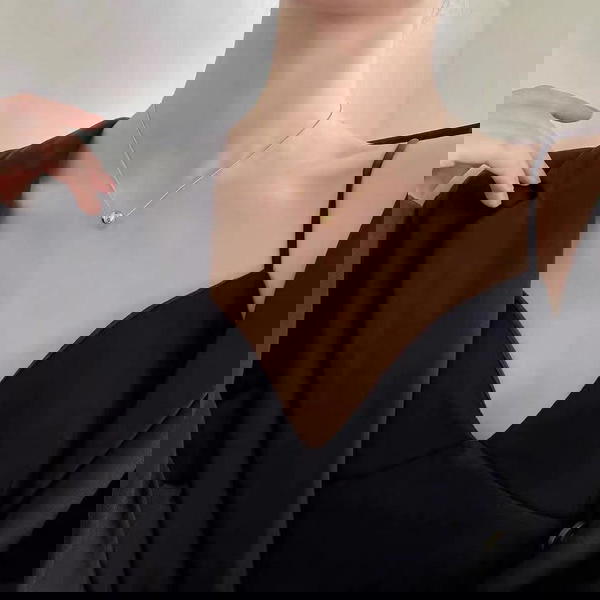 Golden pearl Necklace  Image 3 Preview