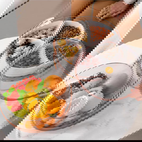 طبق تسالي مدور مستقم Image 3 Preview