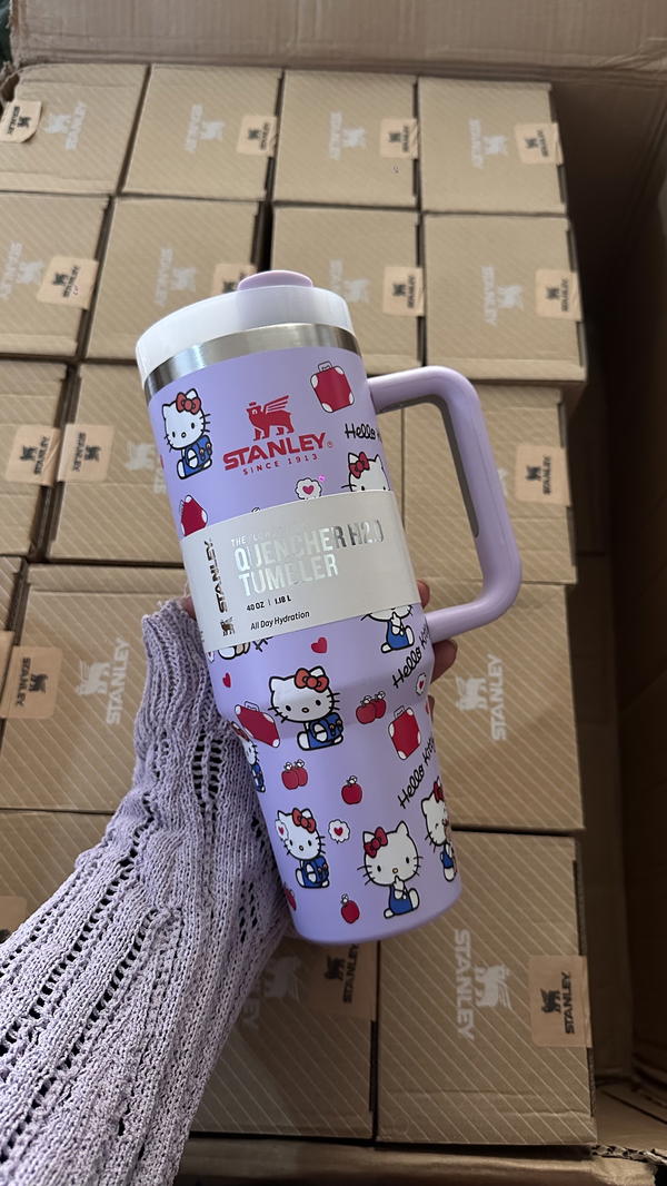 purple&hellokitty stanlycup Image 1 Preview