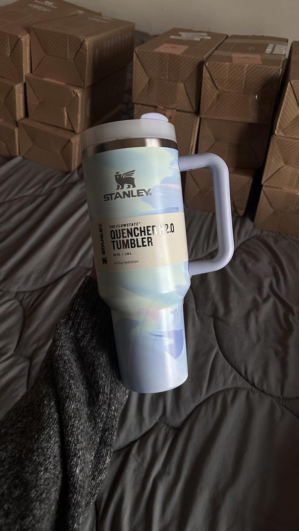 ستانلي كب ازرق سماوي ملون اكبر حجم 40oz Image 2 Preview