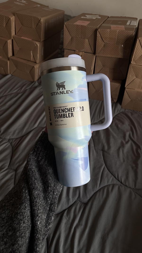 ستانلي كب ازرق سماوي ملون اكبر حجم 40oz Image 3 Preview