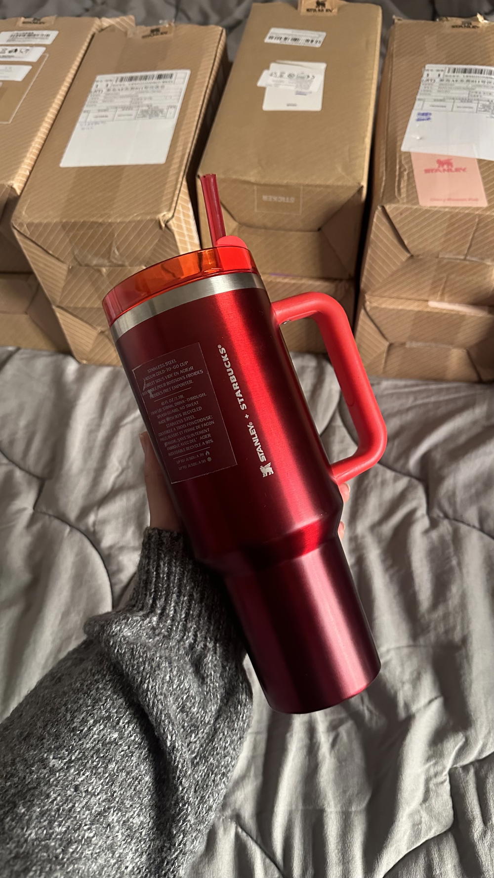 ستانلي كب ستاربكس احمر اكبر حجم 40oz Preview Image