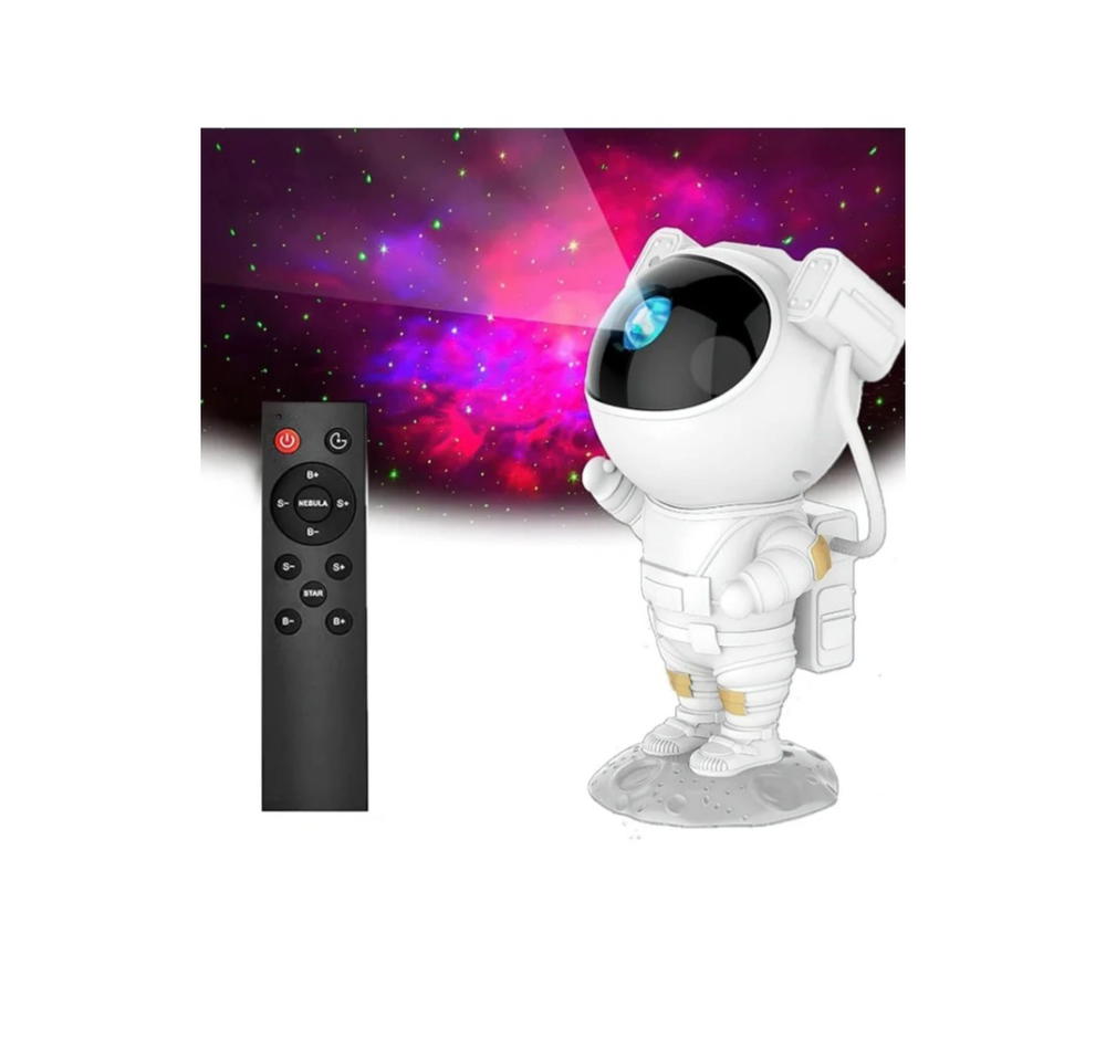 Astronaut Star Projector Galaxy Night Light- Kids Space lights LED Lamp with RemoteControl Timer and Remote 360 AdjustableDesign for Gaming Room Home Theater Preview Image