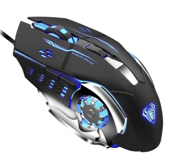 Aula S20 3200 Dpi LED Macro Gaming Mouse - Black Image 2 Preview