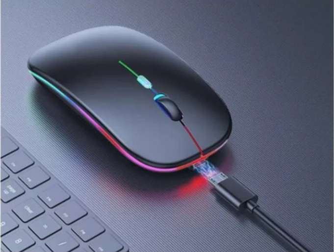 Wireless Computer Mouse W10Rechargeable Slim Silent Multicolour Preview Image