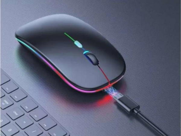 Wireless Computer Mouse W10Rechargeable Slim Silent Multicolour Image 1 Preview