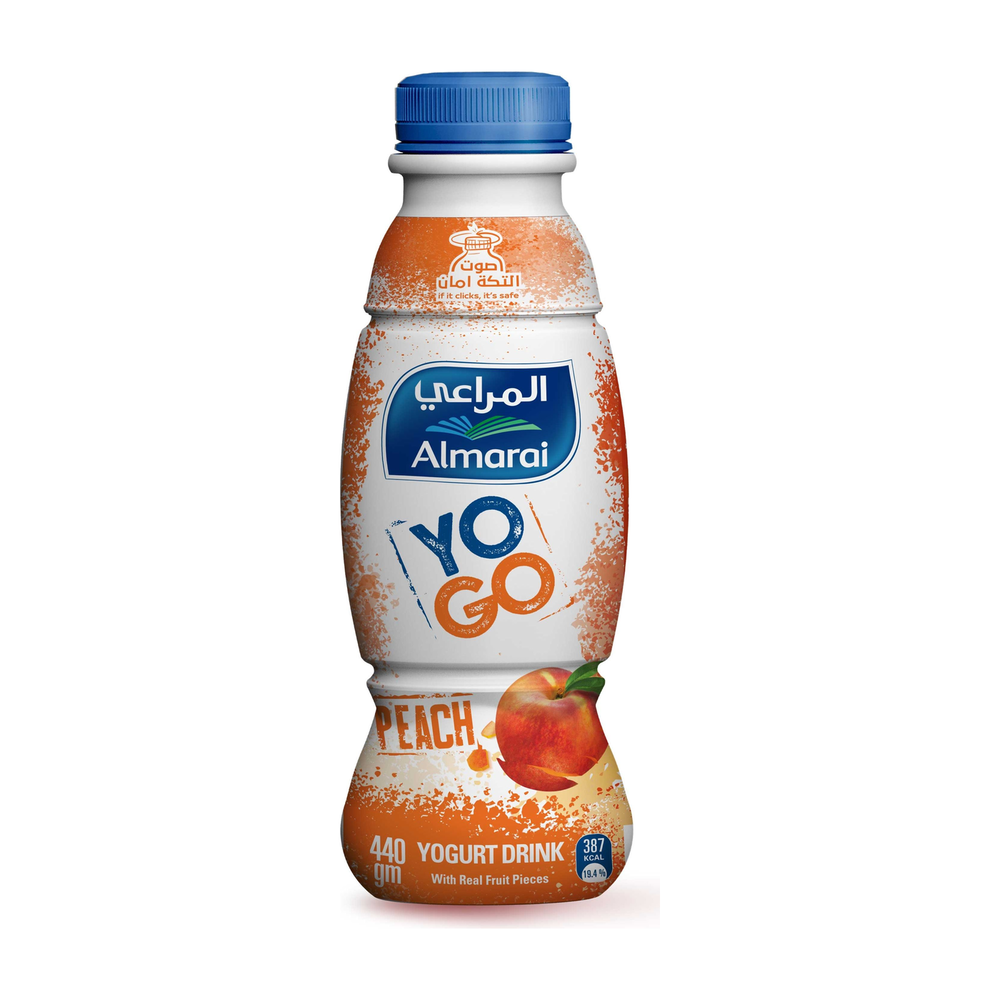 المراعي يوجو مشروب زبادي بالخوخ 440 جرام Preview Image