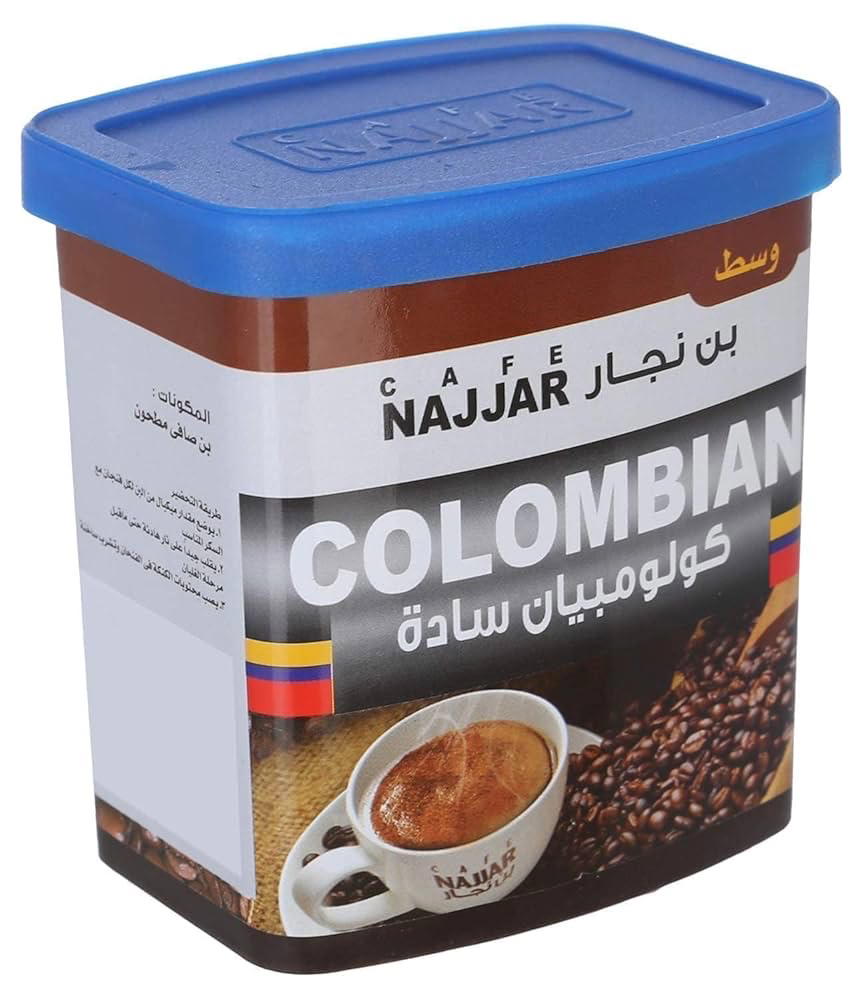 النجار بن قهوه كولومبي ساده 225 جرام Preview Image
