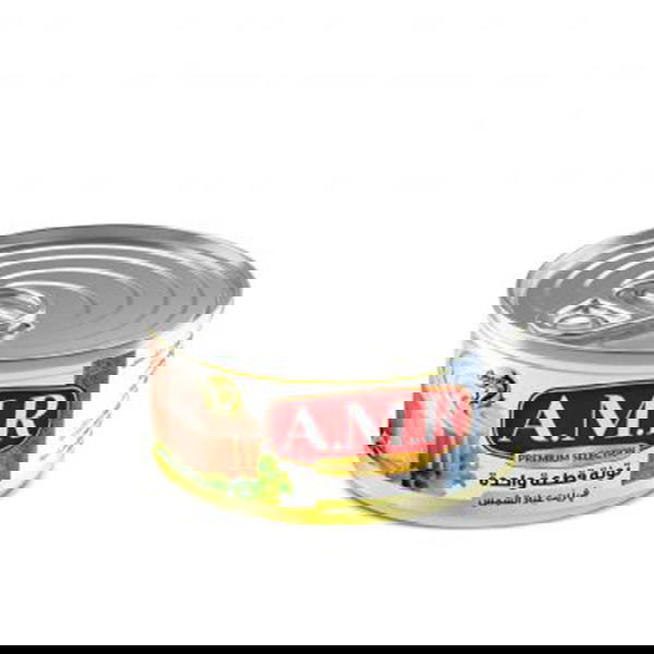 amr تونه قطعه واحده في زيت عباد الشمس 185 جرام Image 1 Preview