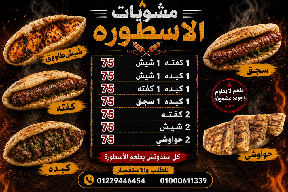 عرض ساندوتش (1كفته +1شيش+سلطات) Preview Image