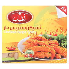 اطياب تشيكن ستربس حار علبه 400 جرام Image 1 Preview