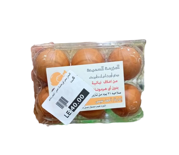 بيض اورجانيك النجار احمر (6 بيضه) Image 1 Preview
