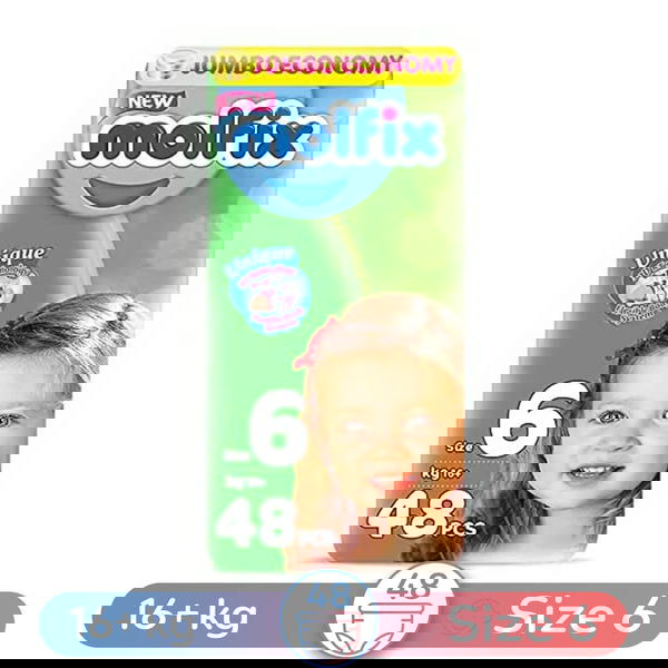 مولفيكس بامبرز مقاس 6 العادي 48 قطعه Image 1 Preview