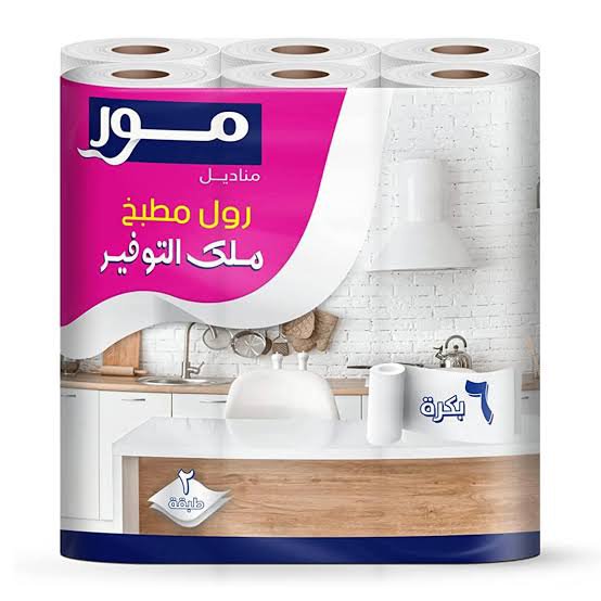 مور مناديل مطبخ 6 رول Image 1 Preview