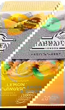 شاي احمد تي اعشاب جنزبيل وليمون 20 فتله Preview Image