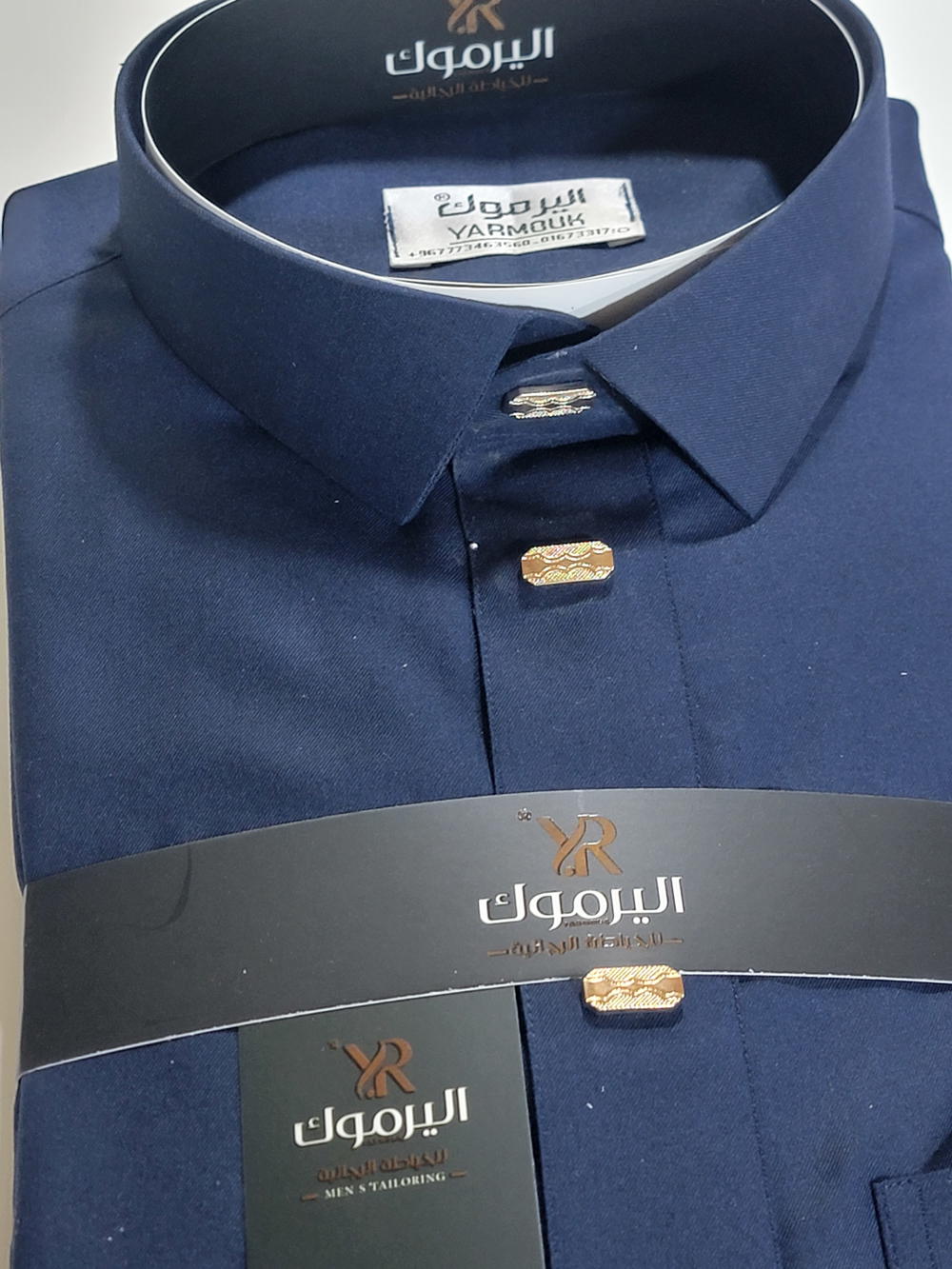 ثوب جاهز كحلي Preview Image